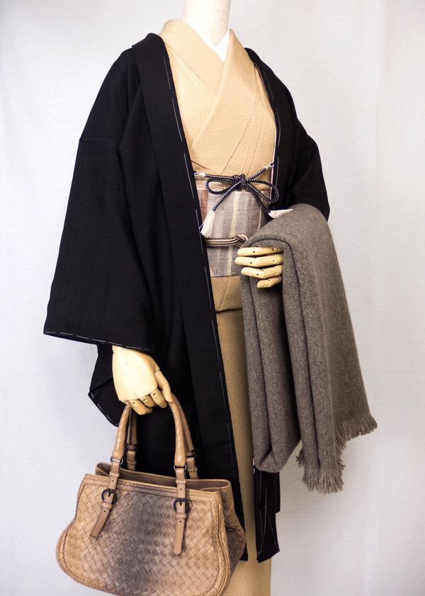 冬の着物コート 今着たい 紬の長羽織 旬の着物コーディネートは千成堂オリジナルで 千成堂着物店 公式ブログ